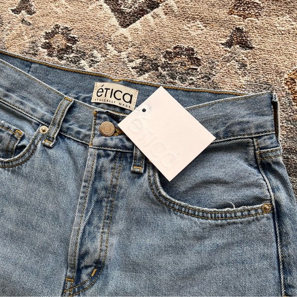 NWT Etica Stanton Relaxed Wide Leg Arctic Size 26 - Picture 3 of 8